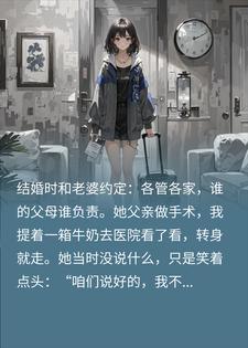 老公婚前约定各管各家，我照做后，婆家悔疯了